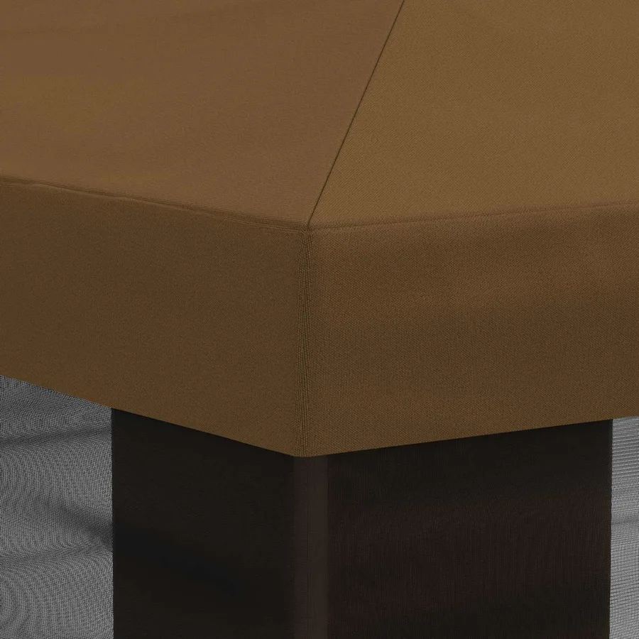 Housse de tonnelle avec murs latéraux Taupe 600,5 x 300,5 cm - 7