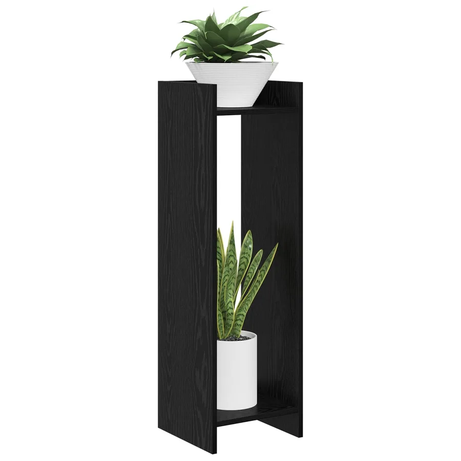 Support de Plante 2 pc Chêne Noir 30 x 30 x 100 cm - 3