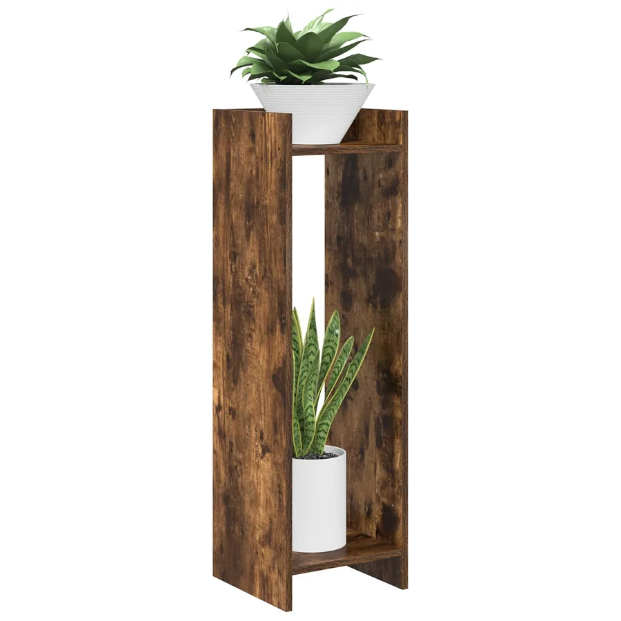 Support de Plante 2 pc Chêne Fumé 30 x 30 x 100 cm - 3