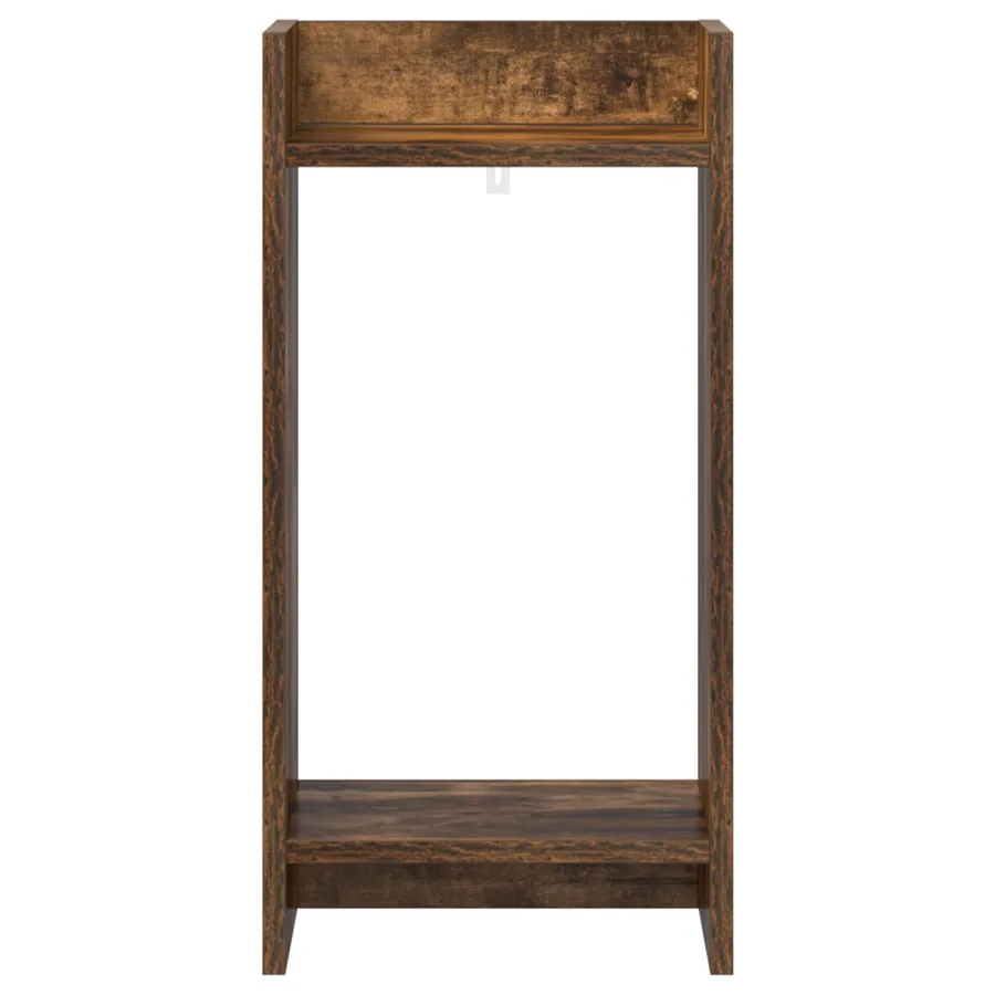 Support de Plante Chêne Fumé 30 x 30 x 60 cm Bois d’ingénierie - 5