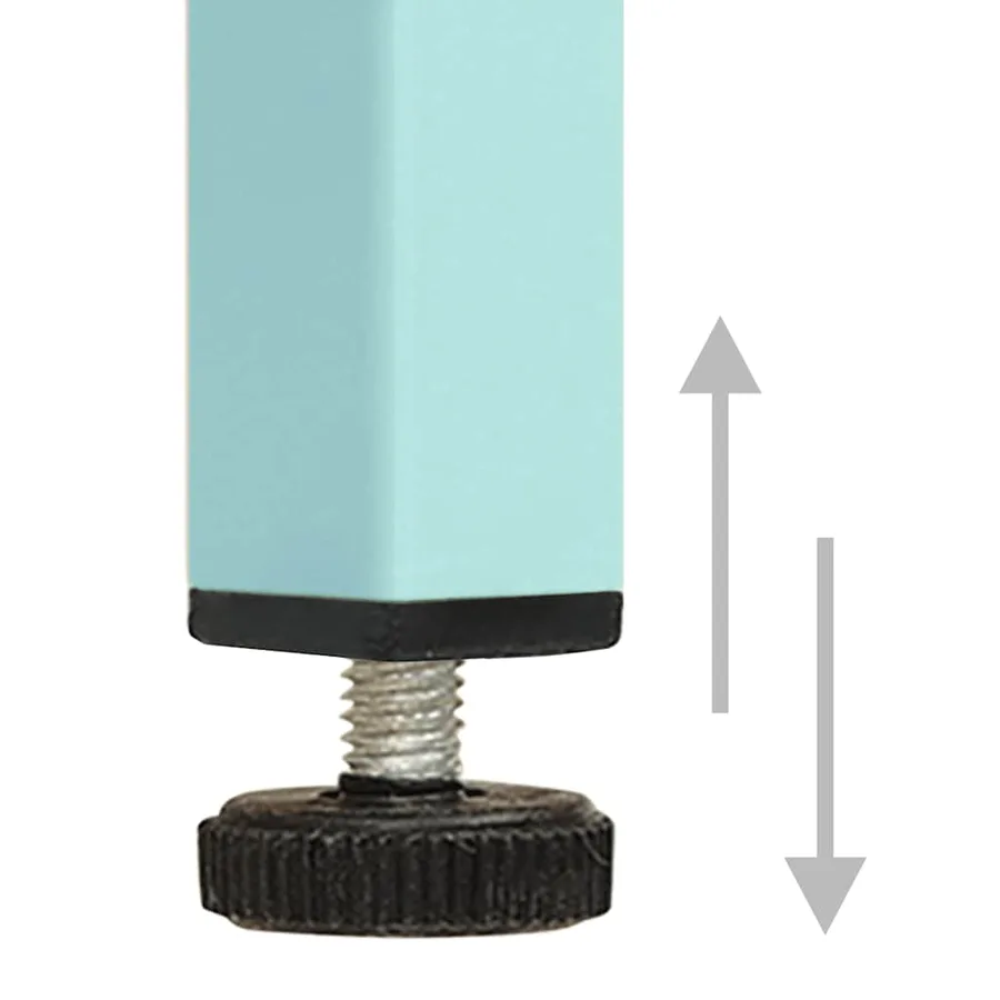 Meuble TV Vert menthe 105x35x50 cm Acier - 9