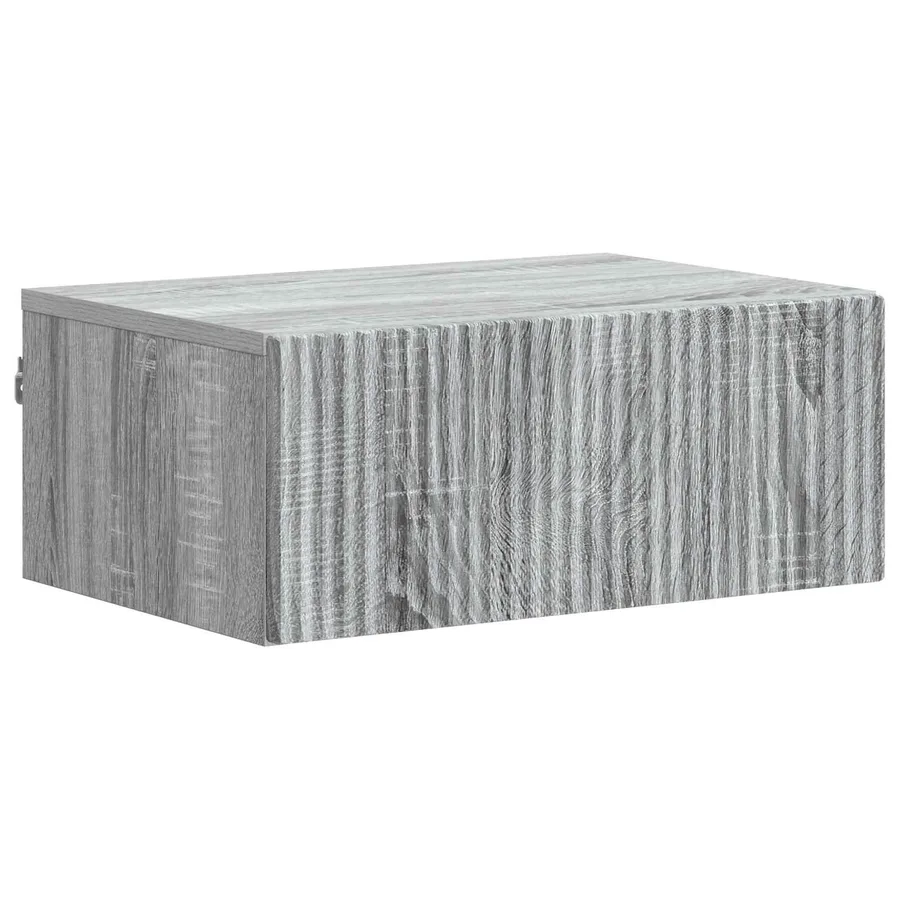 Cabinet de chevet mural 2 pcs Sonoma gris 49 x 34,5 x 20 cm - 5