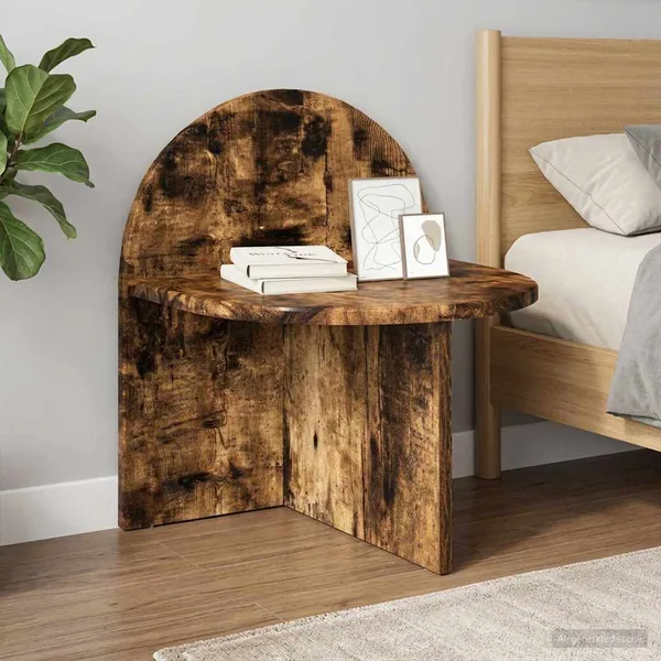 Table de chevet Chêne Fumé 40 x 35,5 x 45,5 cm
