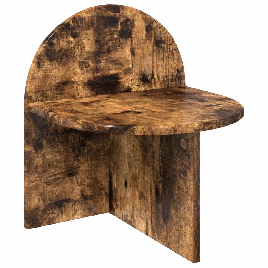 Table de chevet Chêne Fumé 40 x 35,5 x 45,5 cm - 2