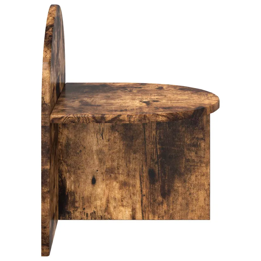 Table de chevet Chêne Fumé 40 x 35,5 x 45,5 cm - 5