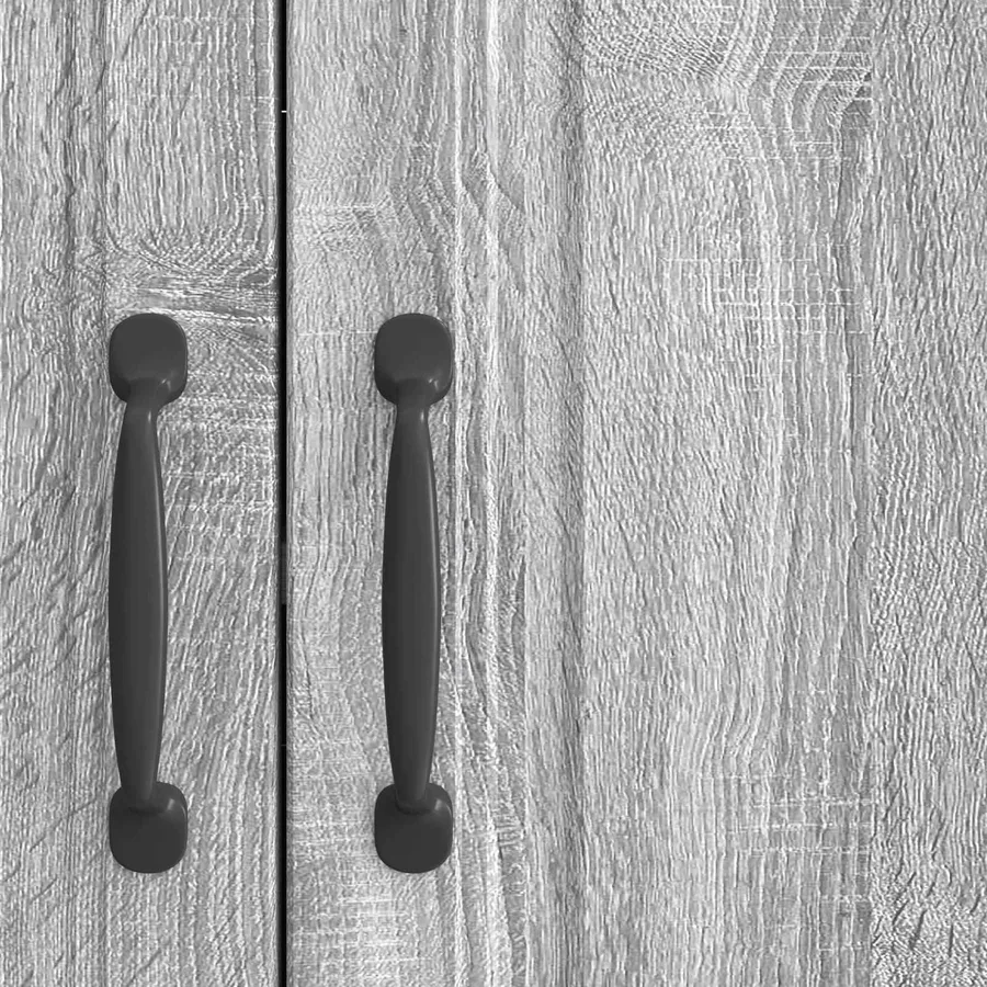 Buffet Sonoma gris 89 x 34,5 x 77 cm Bois d'ingénierie - 8