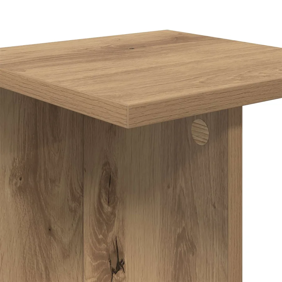 Support de Plante 2 pc Chêne Artisanal 25 x 25,5 x 40,5 cm - 9