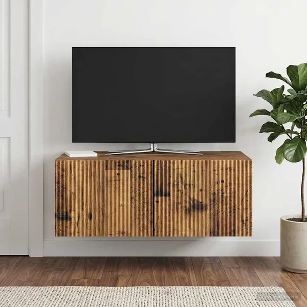 Meuble TV mural Bois ancien 78,5 x 41 x 30 cm Bois d'ingénierie