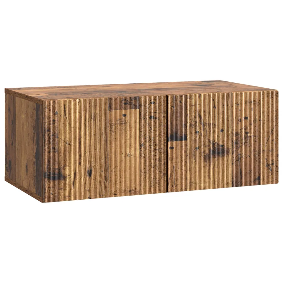 Meuble TV mural Bois ancien 78,5 x 41 x 30 cm Bois d'ingénierie - 2