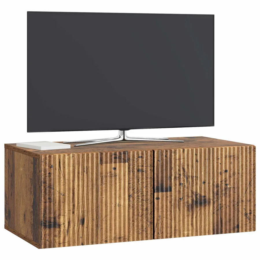 Meuble TV mural Bois ancien 78,5 x 41 x 30 cm Bois d'ingénierie - 3