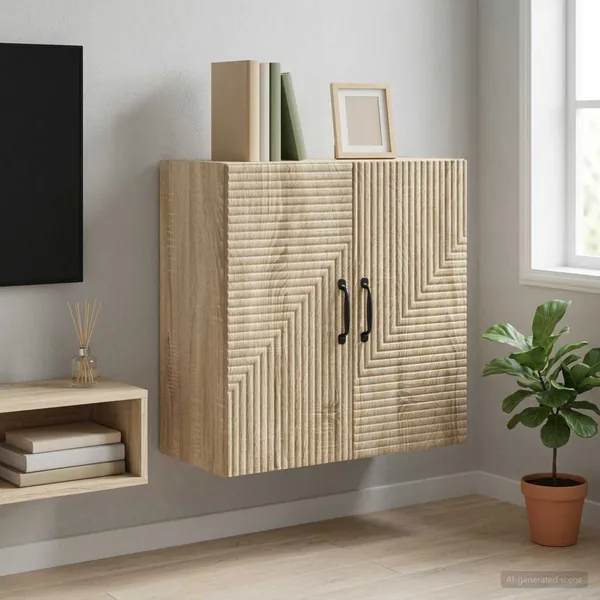 Armoire Murale Chêne Sonoma 59 x 31 x 60 cm Bois d'ingénierie
