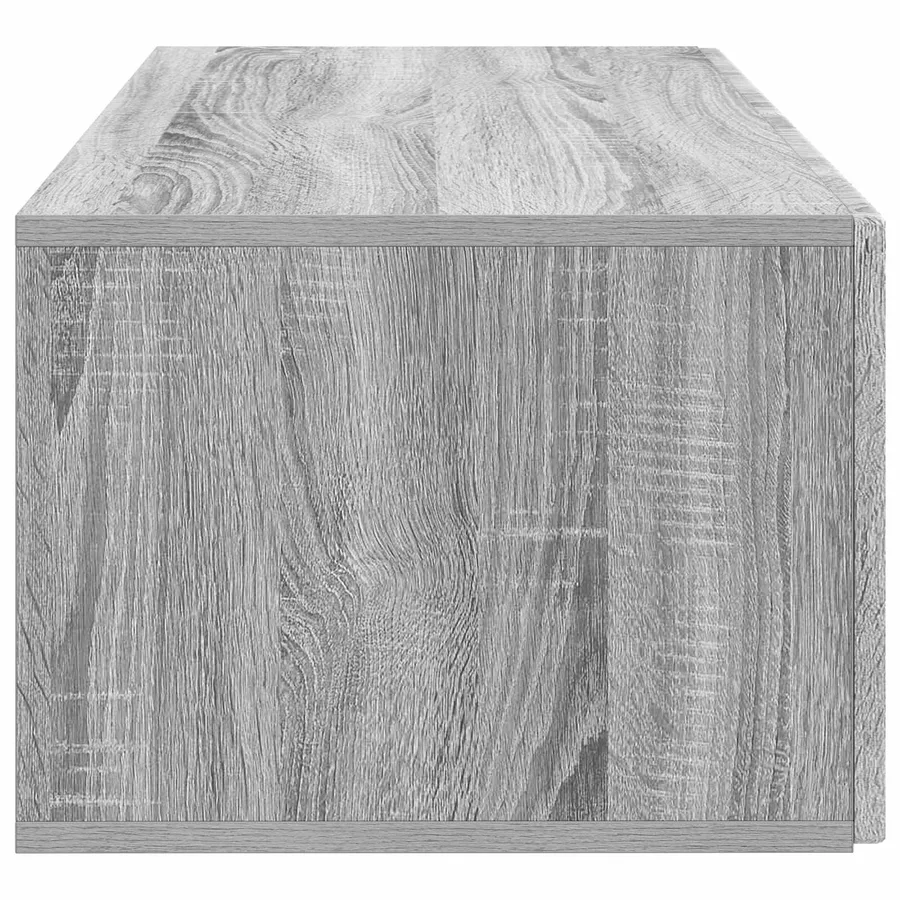 Meuble TV mural Sonoma gris 78,5 x 41 x 30 cm Bois d'ingénierie - 7