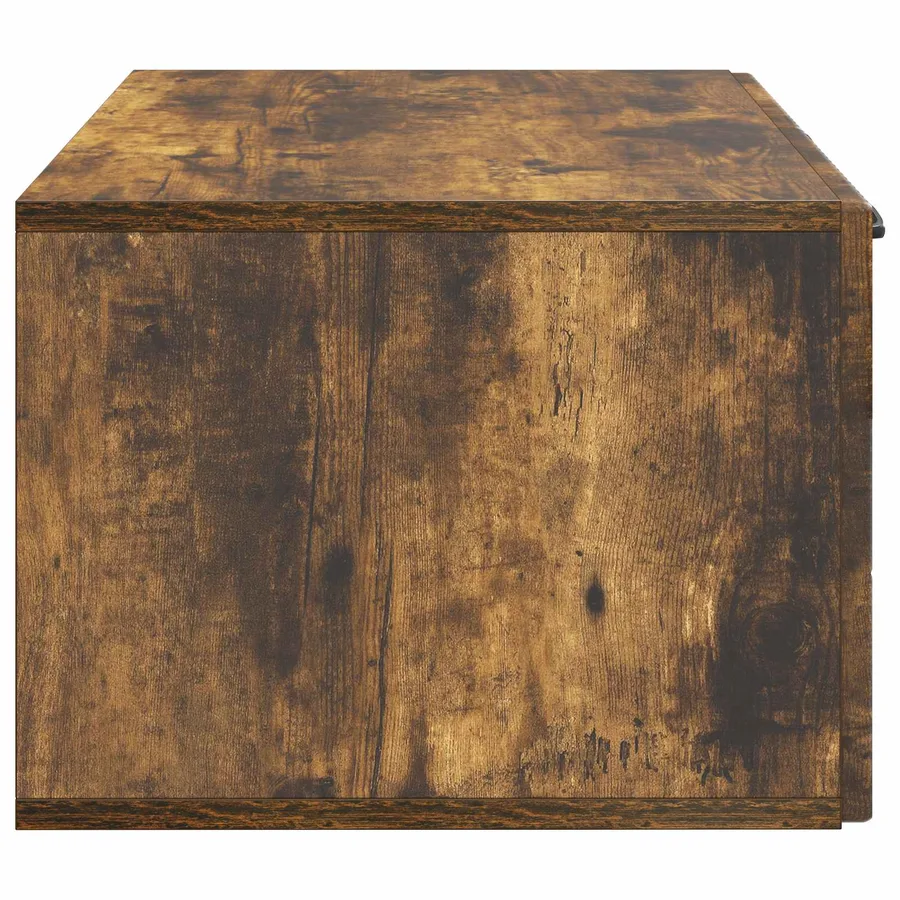 Meuble TV mural Chêne fumé 59,5 x 41 x 30 cm Bois d'ingénierie - 7