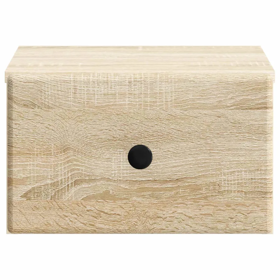Cabinet de chevet mural 2 pcs Chêne Sonoma 34,5 x 33 x 20 cm - 7