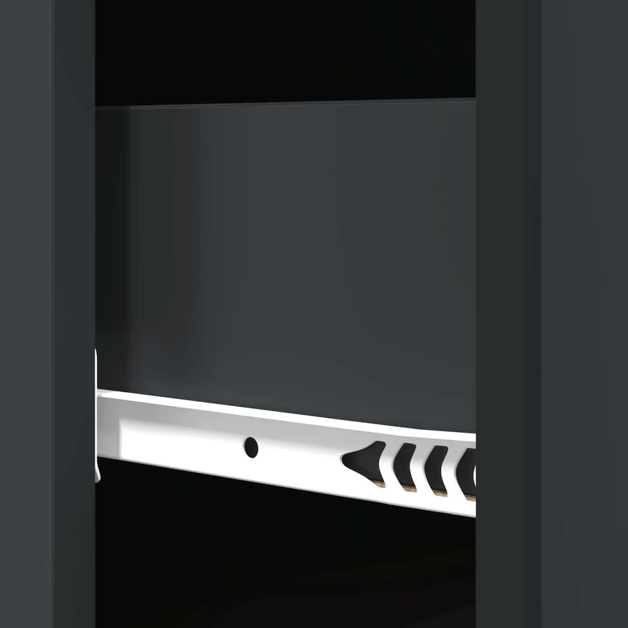 Armoire à tiroirs Noir 33 x 34,5 x 87 cm Bois d'ingénierie - 10