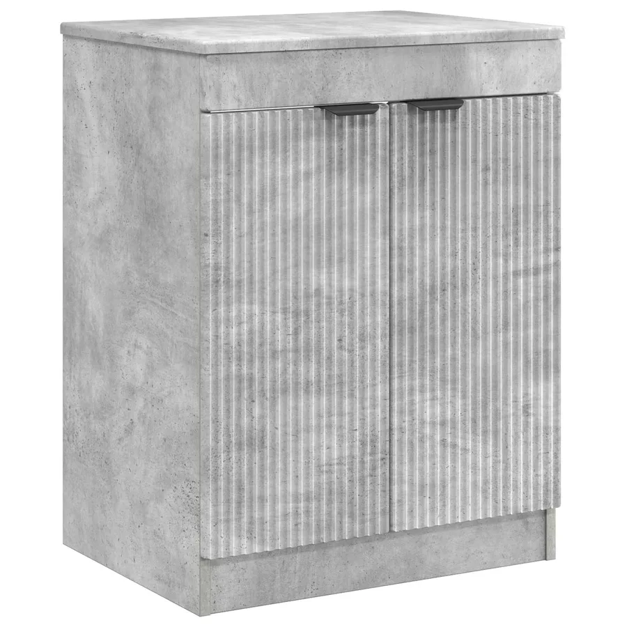 Armoire de salle de bain Gris béton 54 x 41 x 70 cm - 2