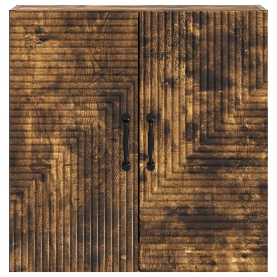 Armoire Murale Chêne fumé 59 x 31 x 60 cm Bois d'ingénierie - 4