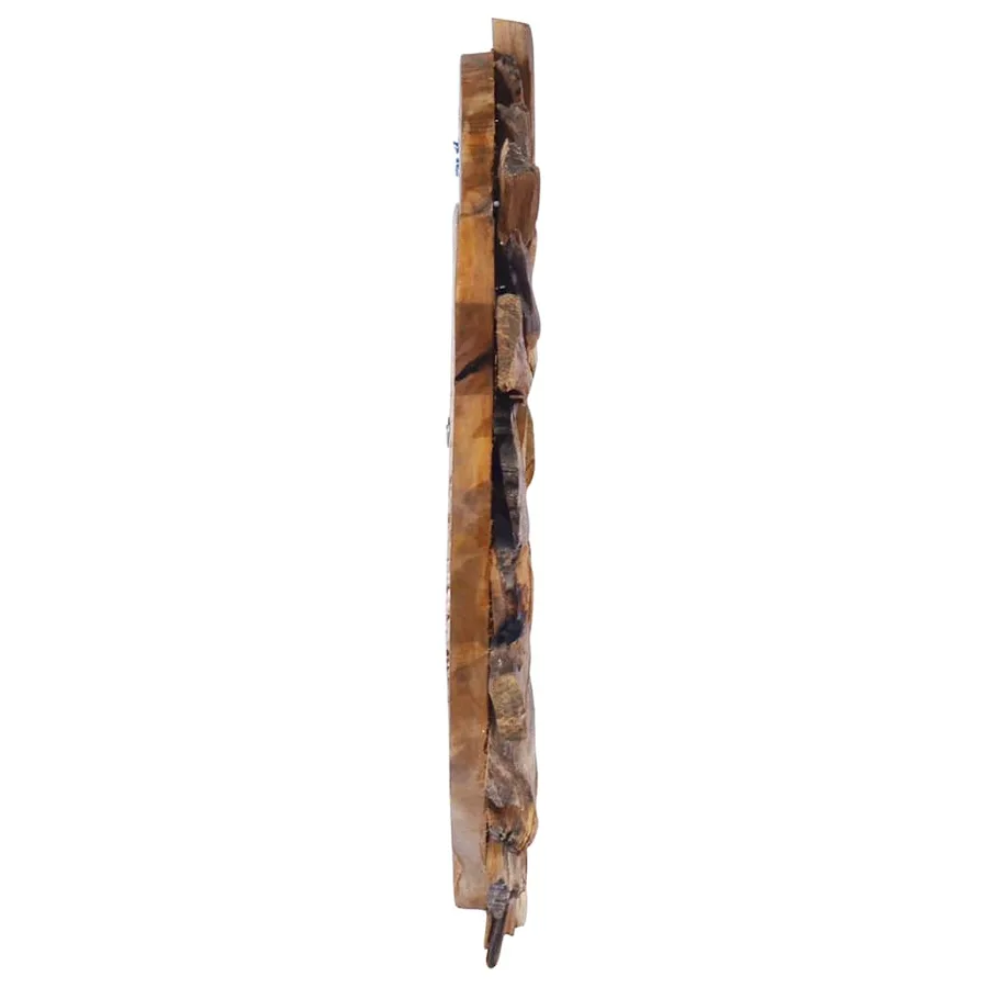 Miroir mural 40 cm Teck Rond - 3