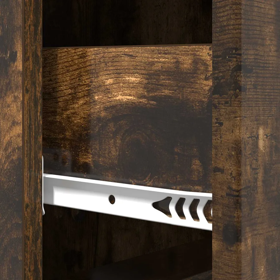 Armoire à tiroirs Chêne fumé 33 x 34,5 x 87 cm - 8
