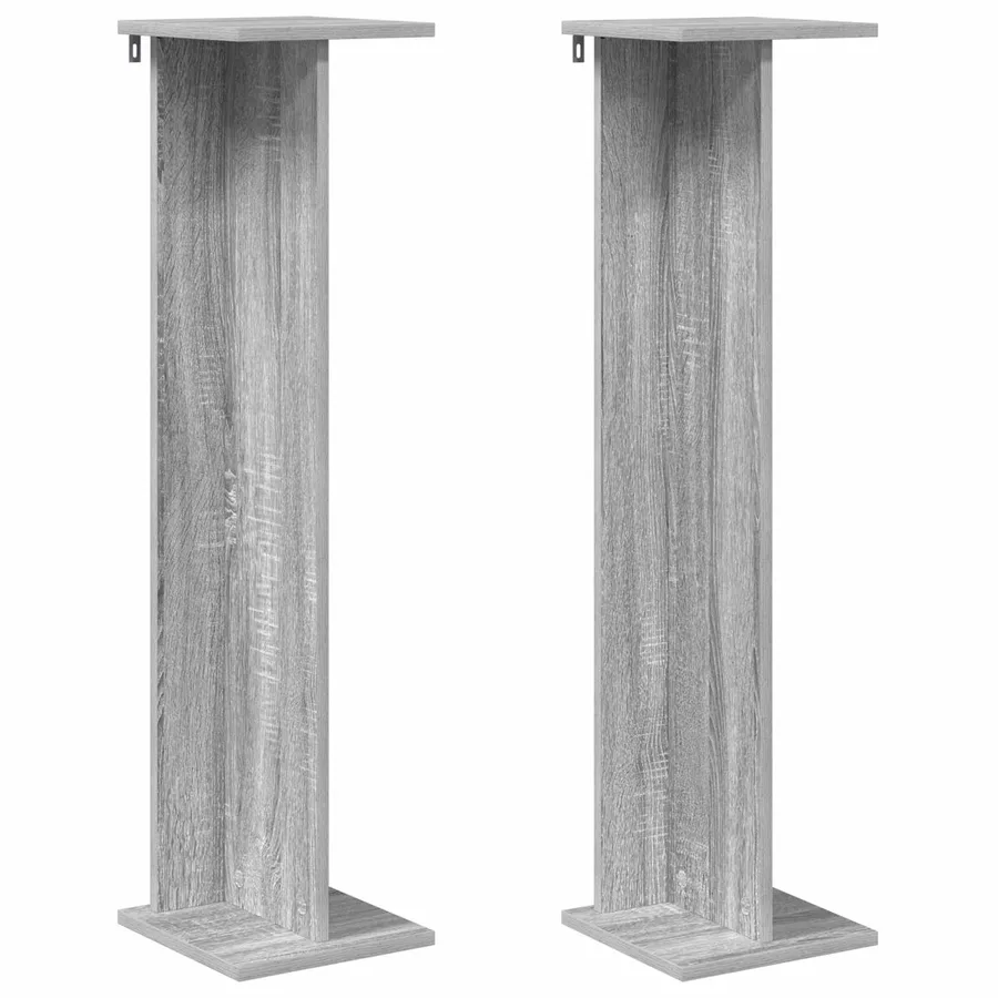 Support de Plante 2 pc Gris Sonoma 25 x 25,5 x 100,5 cm - 2
