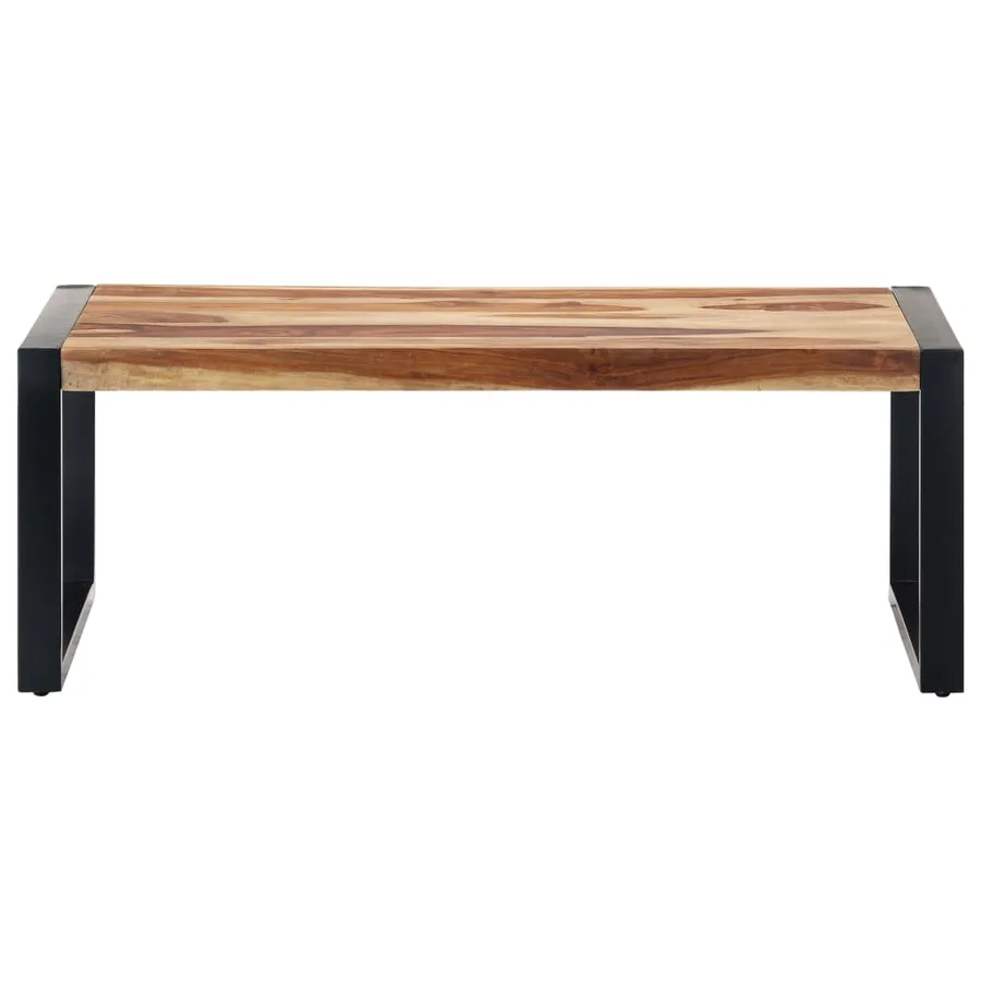 Table basse 110x60x40 cm Bois massif - 2