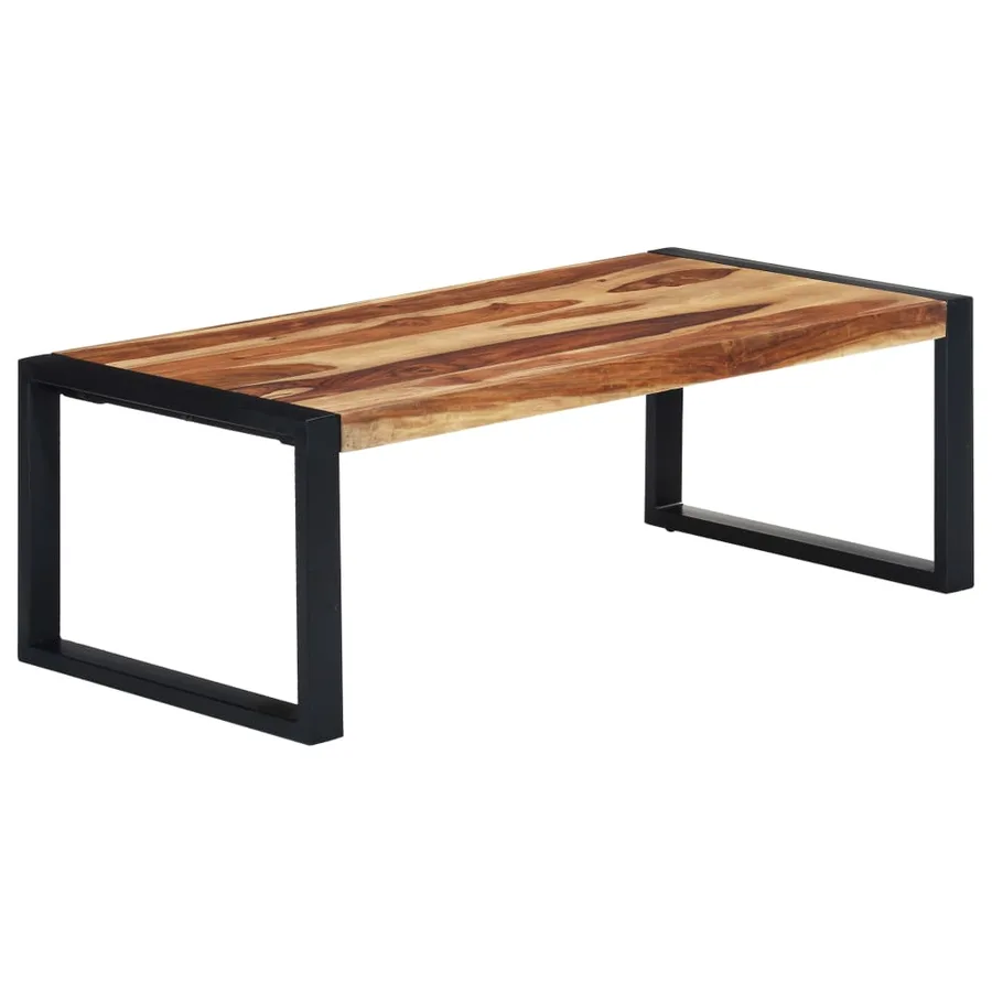 Table basse 110x60x40 cm Bois massif - 7