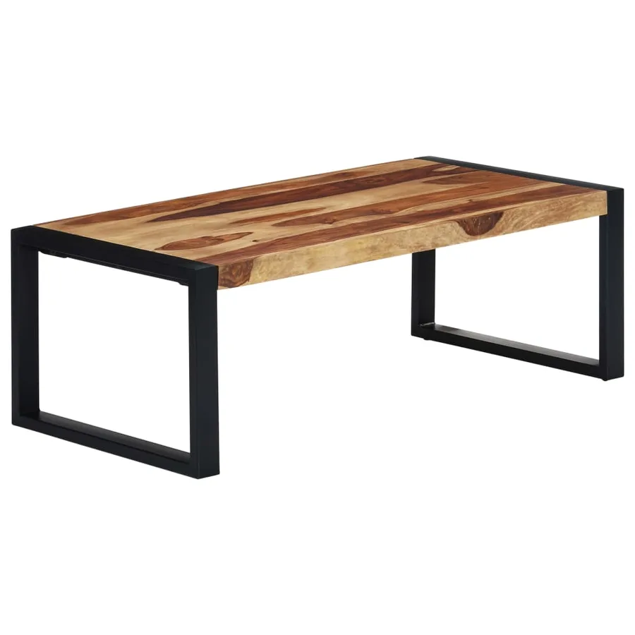 Table basse 110x60x40 cm Bois massif - 8