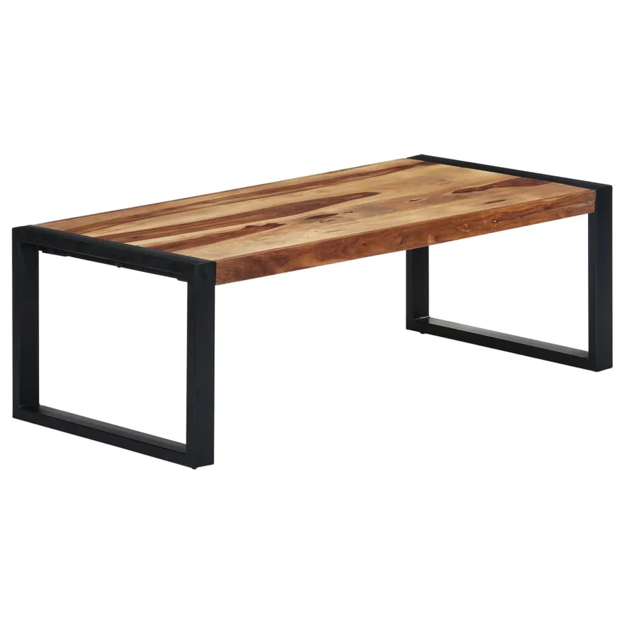 Table basse 110x60x40 cm Bois massif - 9