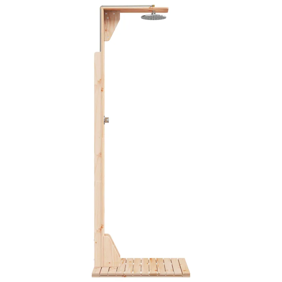 Douche d'extérieur 214,5 cm Naturel - 5