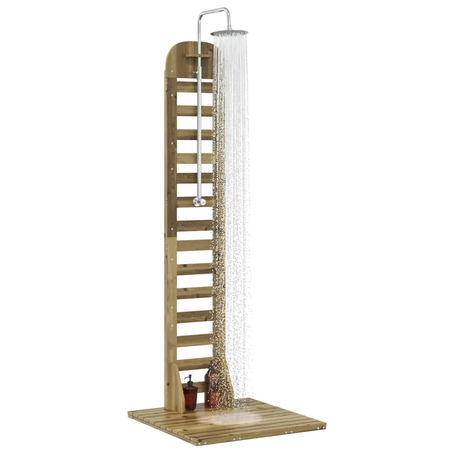 Douche d'extérieur 223 cm Naturel - 3
