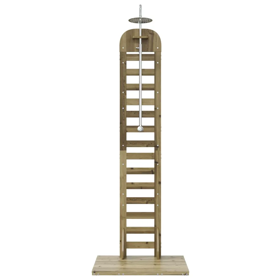 Douche d'extérieur 223 cm Naturel - 4