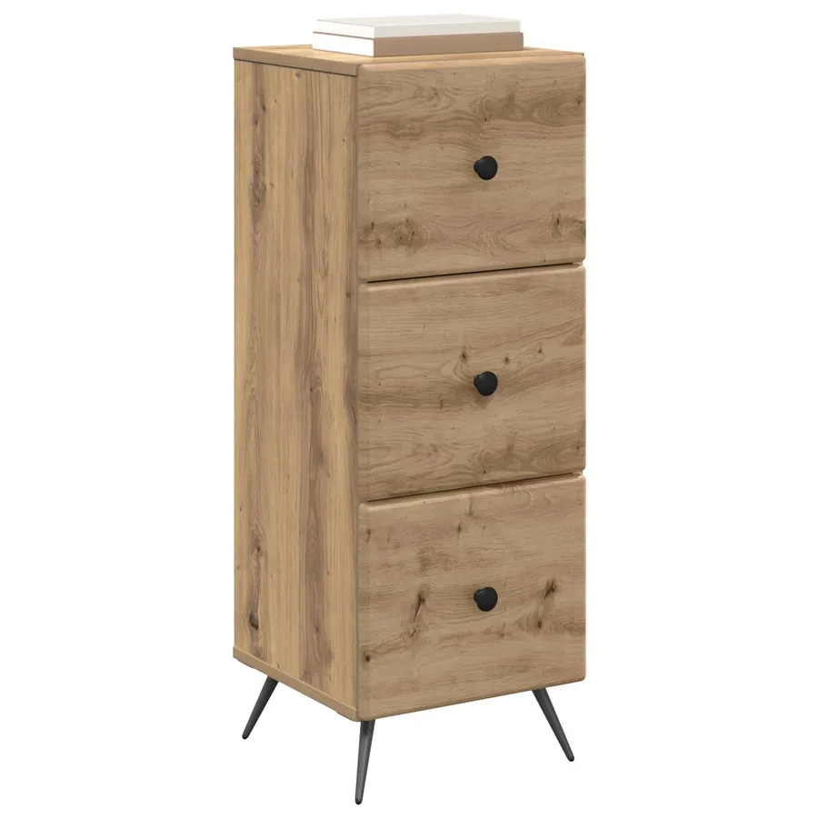Armoire à tiroirs 33 x 34,5 x 90 cm Bois d'ingénierie - 3