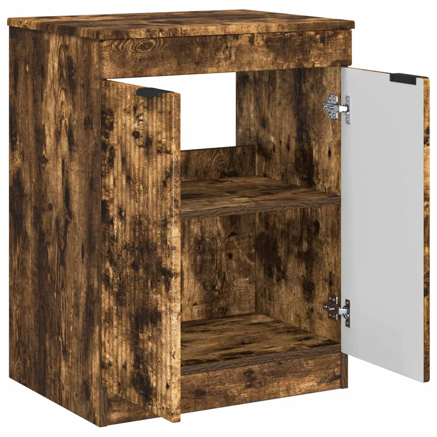 Armoire de salle de bain Chêne fumé 54 x 41 x 70 cm - 4