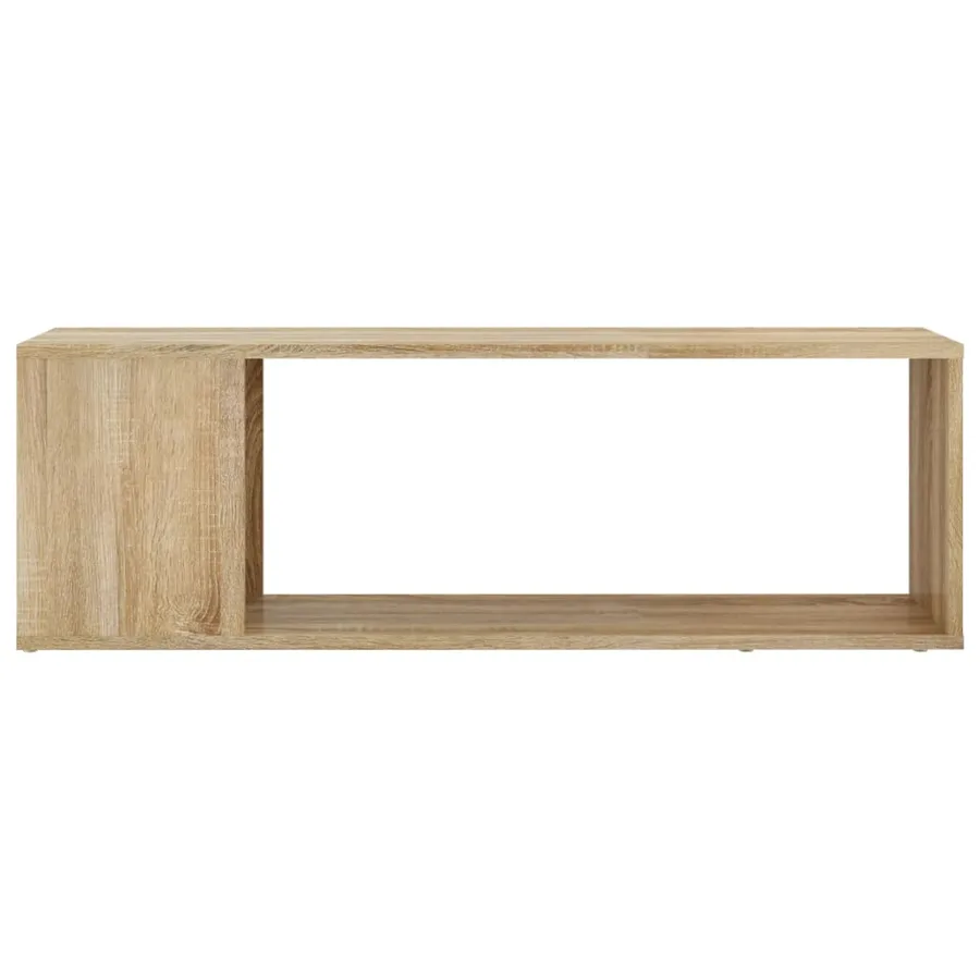 Meuble TV Chêne sonoma 100x24x32 cm Bois d'ingénierie - 3