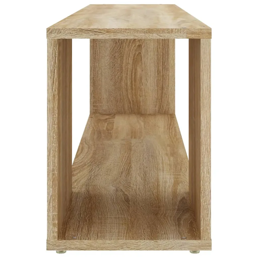Meuble TV Chêne sonoma 100x24x32 cm Bois d'ingénierie - 4