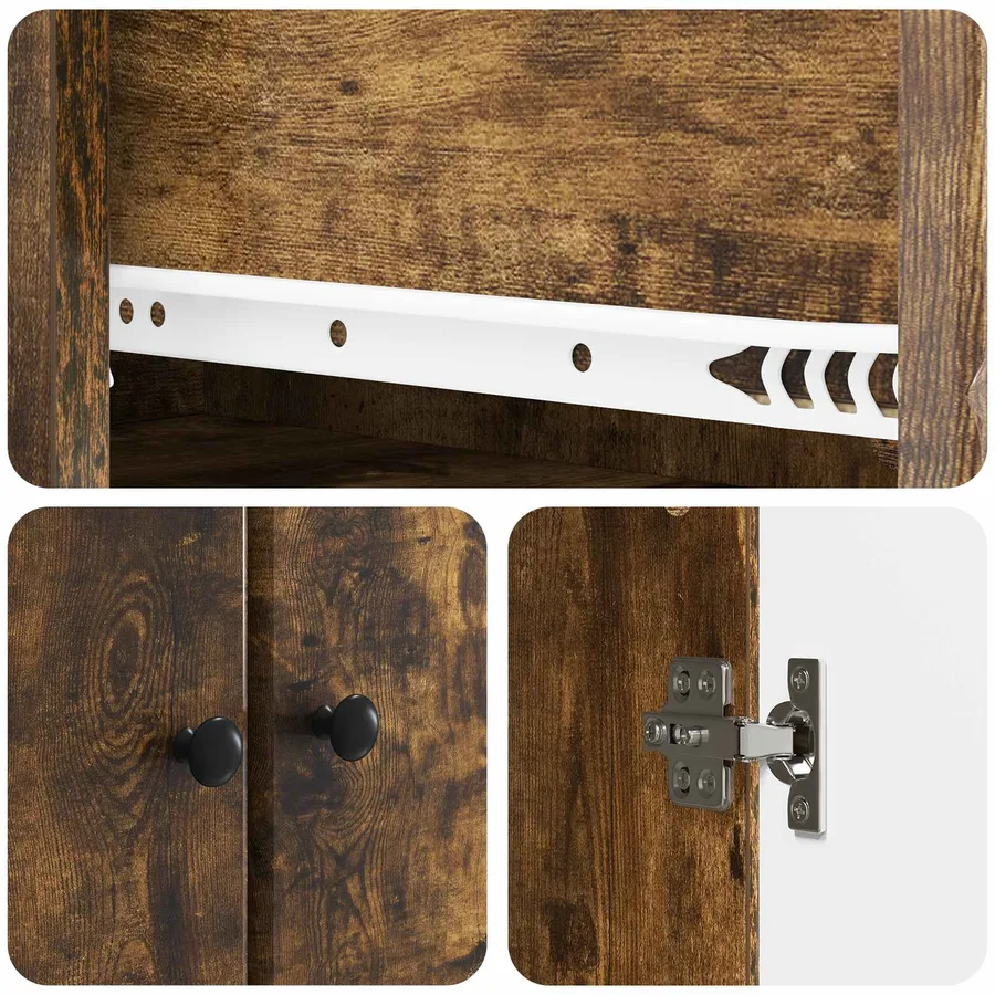 Ensemble de Meubles 2 pcs Chêne fumé 34,5 x 34,5 x 90 cm - 8