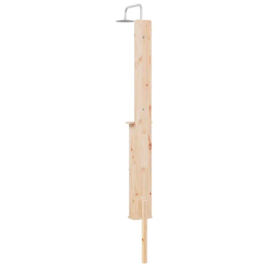 Douche d'extérieur 246 cm Naturel - 6