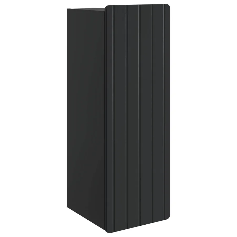 Armoire Murale Noir 33 x 34,5 x 94 cm Bois d'ingénierie - 2