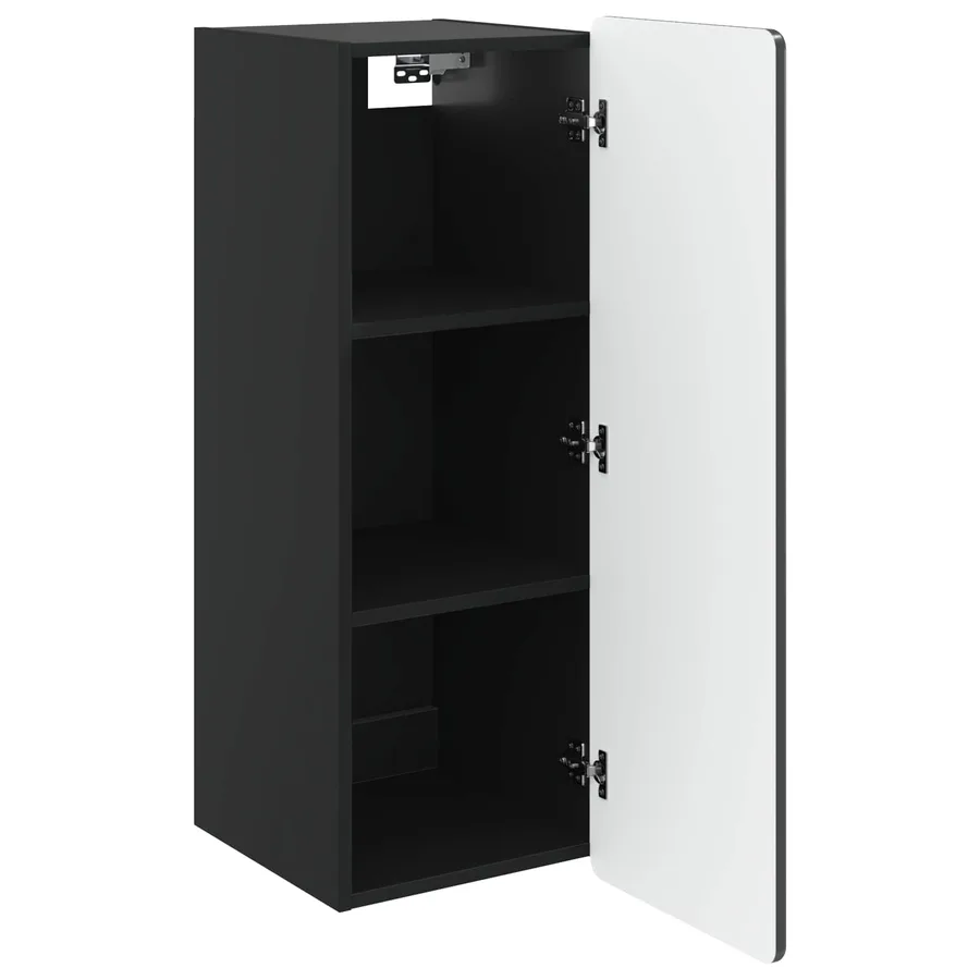 Armoire Murale Noir 33 x 34,5 x 94 cm Bois d'ingénierie - 3