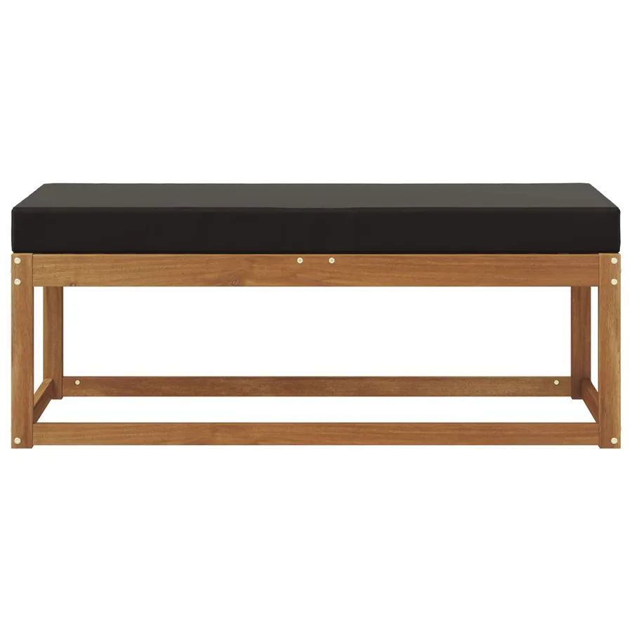 Banc de jardin Bois d'Acacia Massif Naturel - 3