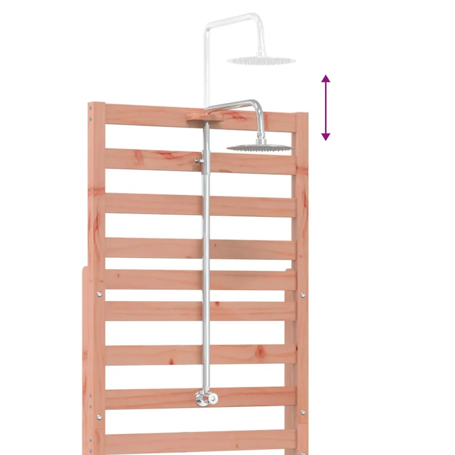 Douche d'extérieur 225 cm Naturel - 9