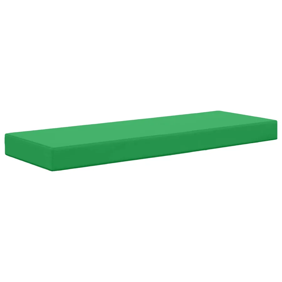 Coussin de Siège d'Extérieur Vert 111,5 x 40 x 8 cm - 2
