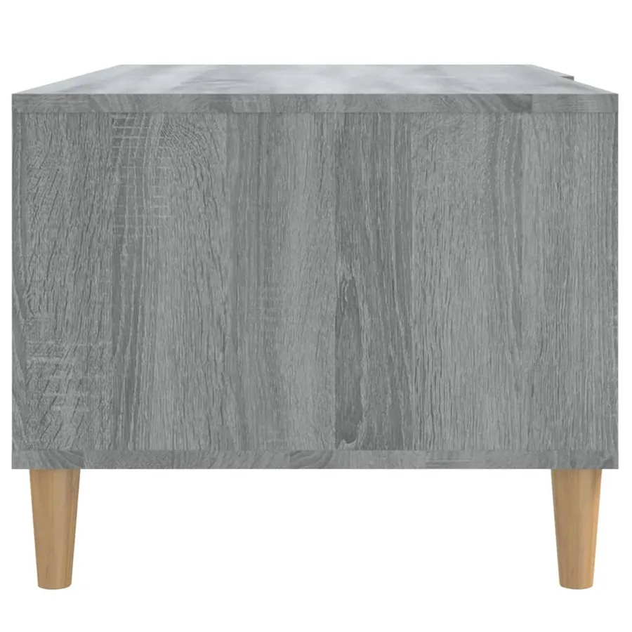 Table basse sonoma gris 89,5x50x40 cm bois d'ingénierie - 9