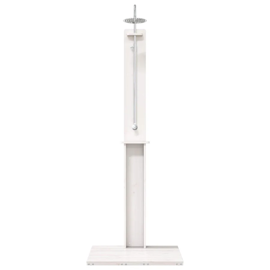 Douche d'extérieur 206 cm Blanc - 4