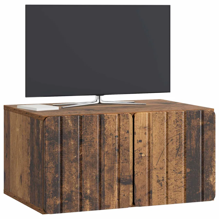 Meuble TV mural 59,5 x 41 x 30 cm Bois ancien Bois d'ingénierie - 3