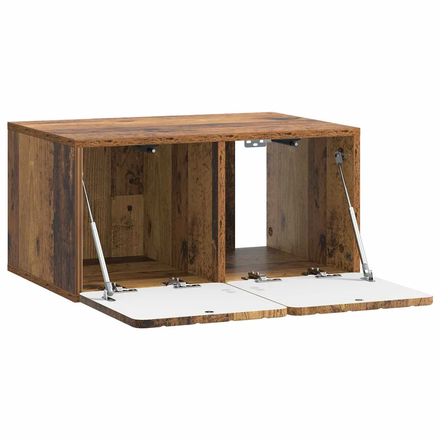 Meuble TV mural 59,5 x 41 x 30 cm Bois ancien Bois d'ingénierie - 5