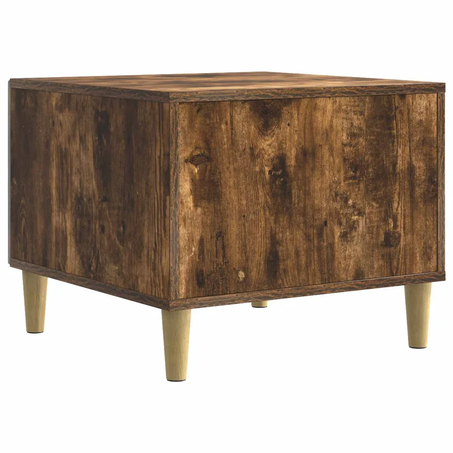Table basse Chêne fumé 50 x 49 x 40 cm Bois d'ingénierie - 6