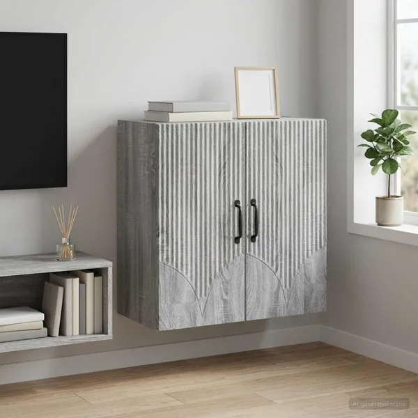Armoire Murale Sonoma gris 59 x 31 x 60 cm Bois d'ingénierie