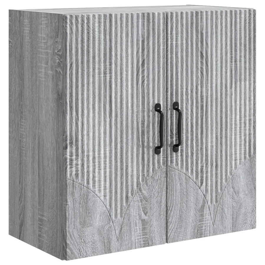 Armoire Murale Sonoma gris 59 x 31 x 60 cm Bois d'ingénierie - 2