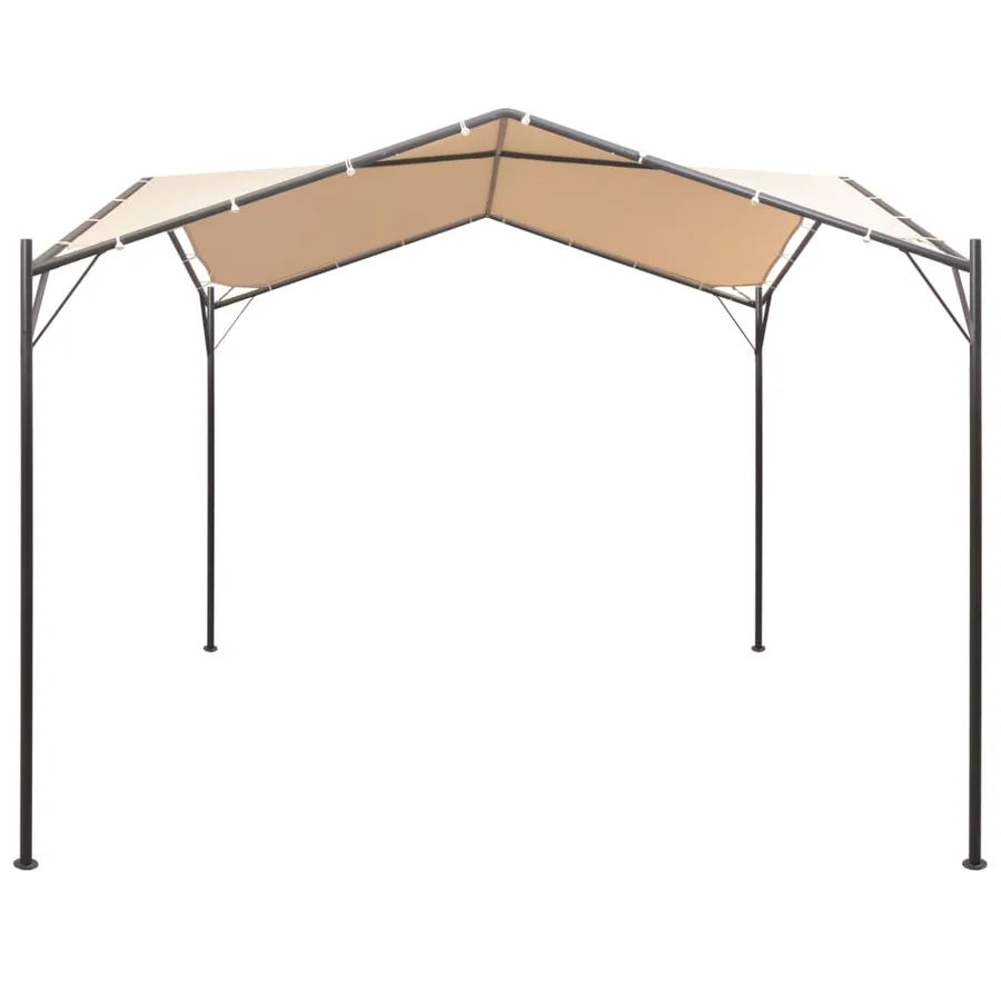 Chapiteau tente 4 x 4 m Beige Acier - 2